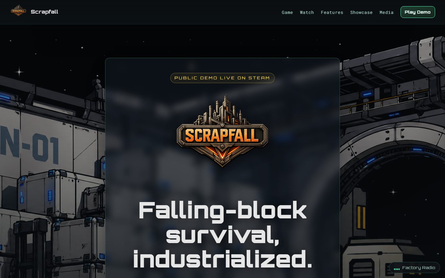 Scrapfall falling-block action roguelite